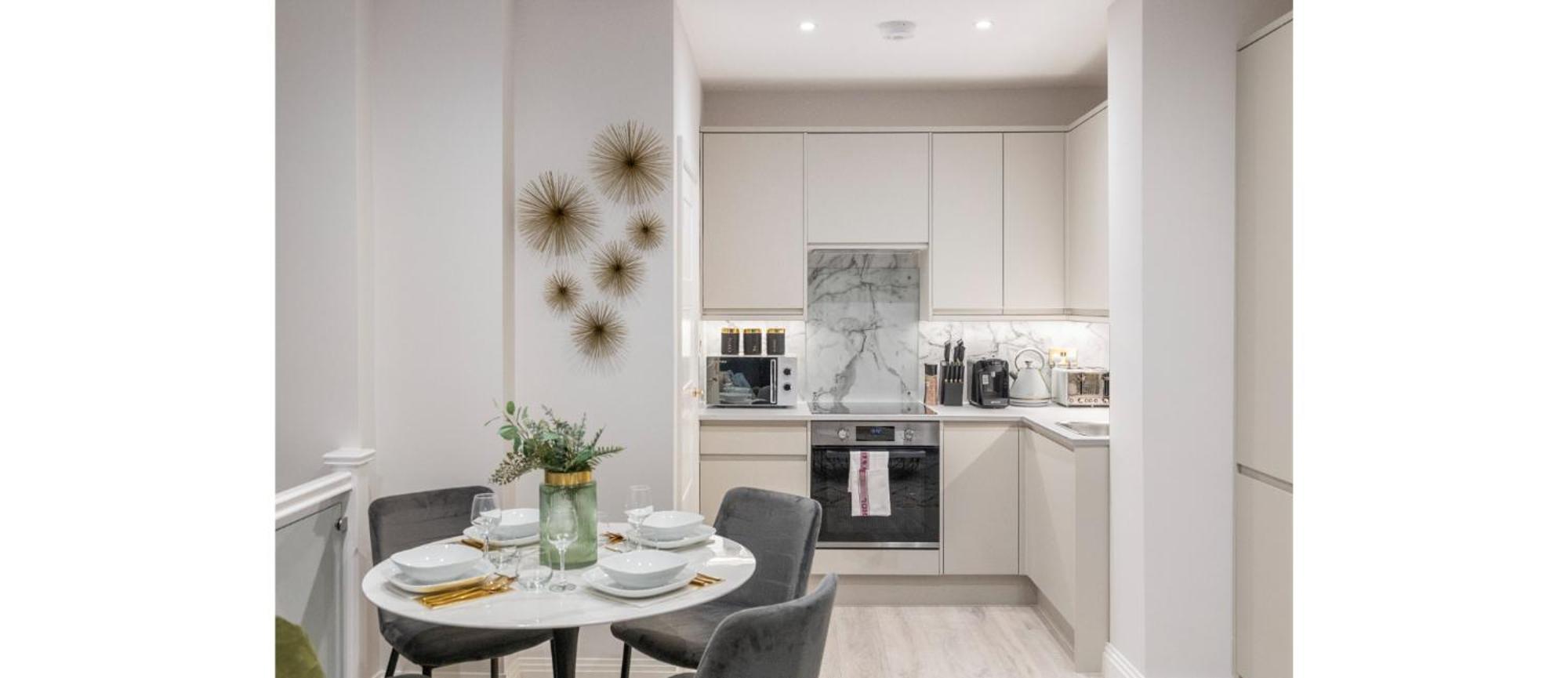Luxe Minimalist 1-bed Flat : 7 Mins From Station Apartamento *